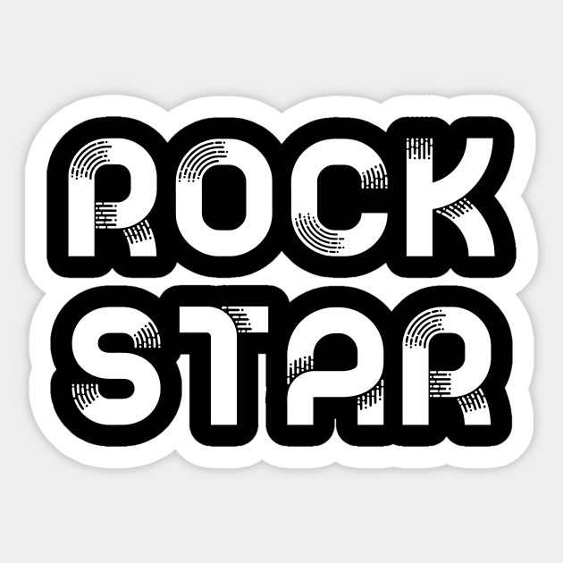 Rock star Sticker by LemonBox